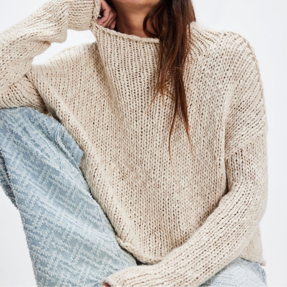 Free People Opal Rollneck Sweater - Picture 3 of 8